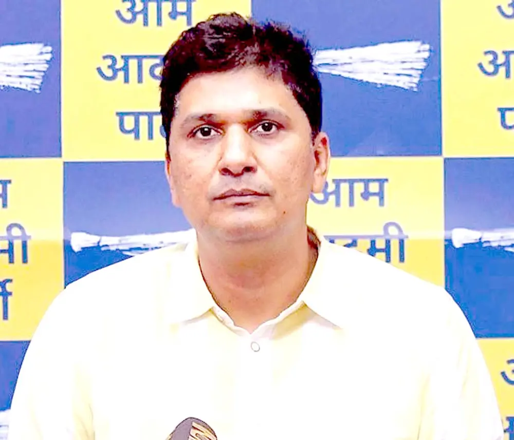 ED raids AAP leader Saurabh Bhardwaj's premises in hospital construction 'scam'.